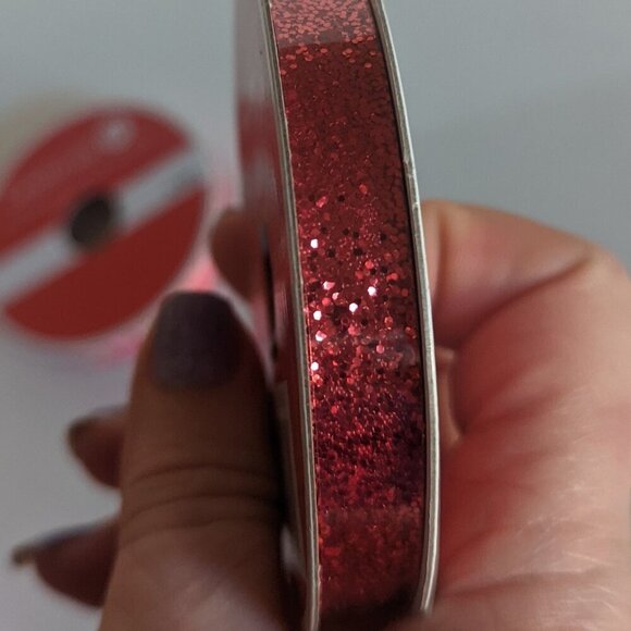 NWT 4 Rolls Red Pink Heart Ribbon Happy Valentine's Day Galentine's Crafts Home - Picture 5 of 7